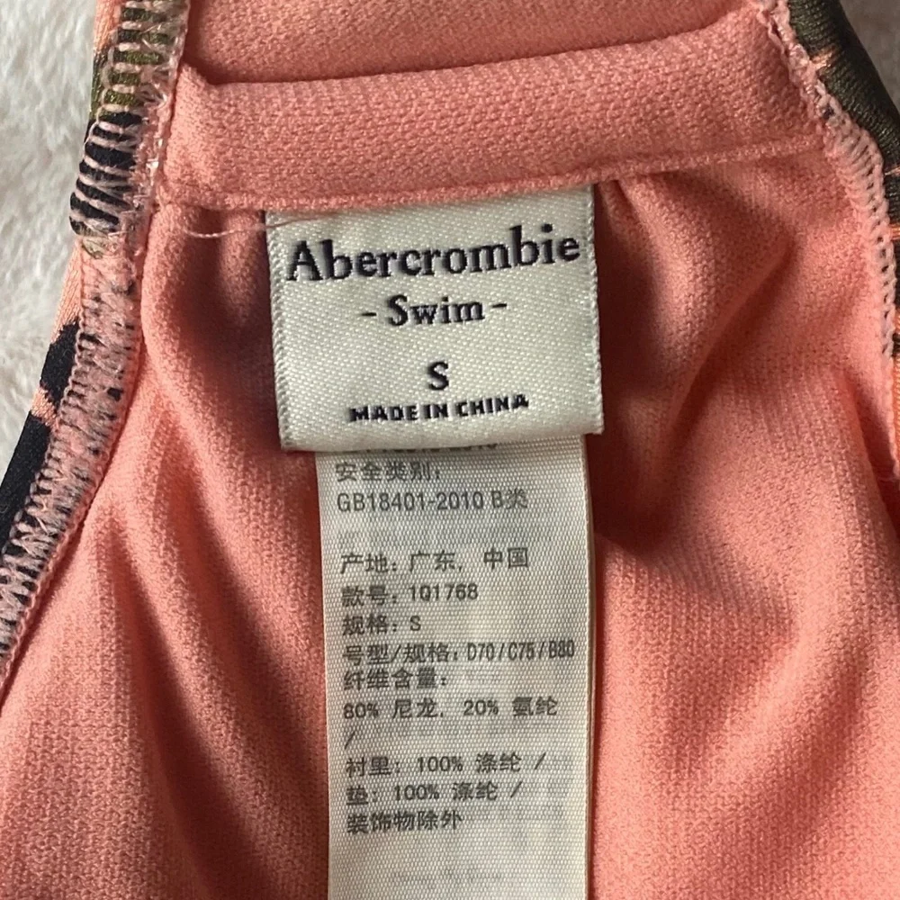 New! Abercrombie floral palm pattern bikini top 19003_6